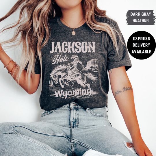 Discover Jackson Hole Wyoming T-Shirt,  Mountain Adventure Outdoor Gift, Nature Wanderlust Tee, Travel Vacation Souvenir