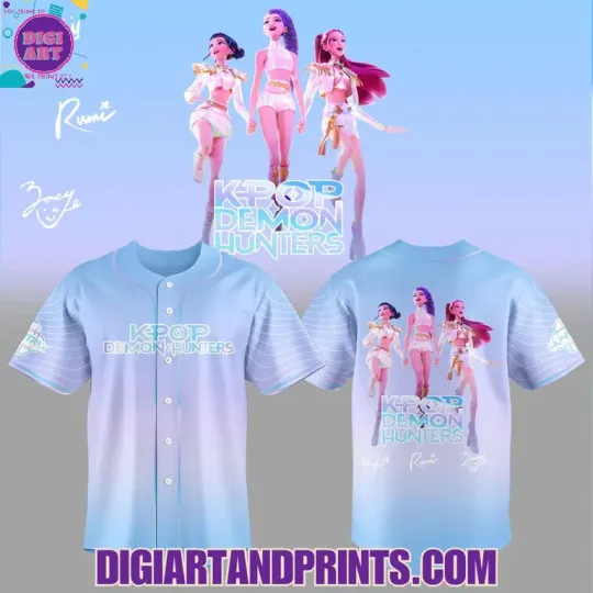 Special Edition K-Pop Demon Hunters 2025 Baseball Jersey
