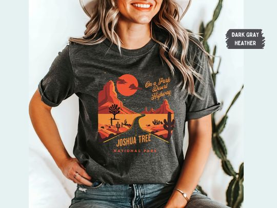 Joshua Tree National Park Shirt, Vintage California T-Shirt, Joshua Tree National Park gifts, Camping Trip