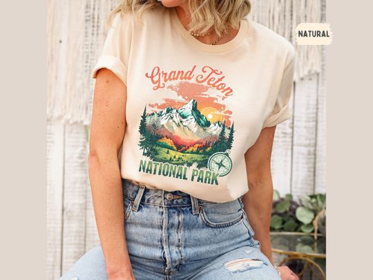Discover Grand Teton Shirt, Wyoming Shirt, Grand Teton National Park, Grand Teton Park Sweatshirt, Hiking Shirt, Grand Teton gifts, Granola Girl gift