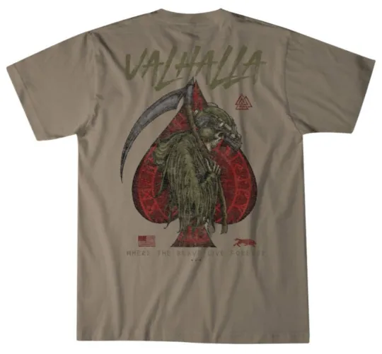 Discover Howitzer Style Men's T-Shirt Valhalla Military Grunt