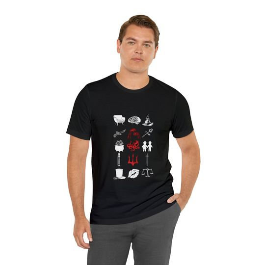 Discover Blood on the Clocktower Inspired Evil Team Unisex Jersey Short Sleeve Tee