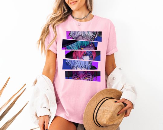 Discover Huntrix T Shirt, Demon Hunters Shirt, Saja Boys T Shirt, Anime Manga Style Tee Shirt, Demon Hunter Kids Shirt, Gift For Kpop Fan, Kpop Movie