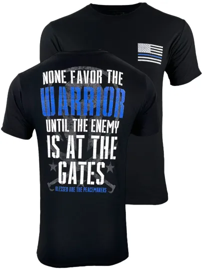 Howitzer Style Men's 3D T-Shirt Warrior Blue Military