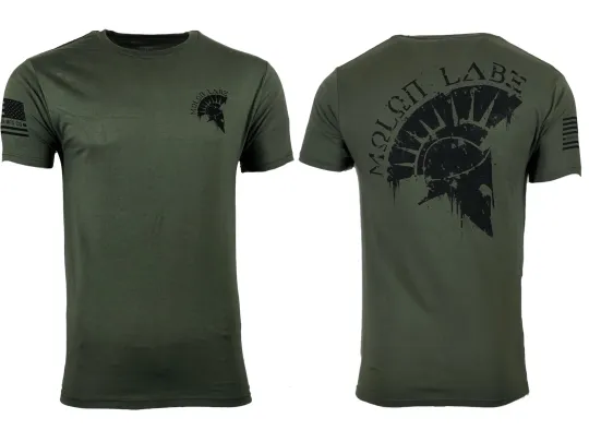 Discover Howitzer Style Men's T-Shirt MOLON LABE Military Green