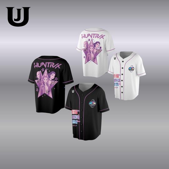 Kpop Demon Hunter Baseball Jersey, 2025 HUNTRX Shirt, Kid Baseball Jersey, Jinu Shirt, Kpop Huntrix Merch, Saja Mira, Saja boys Shirt