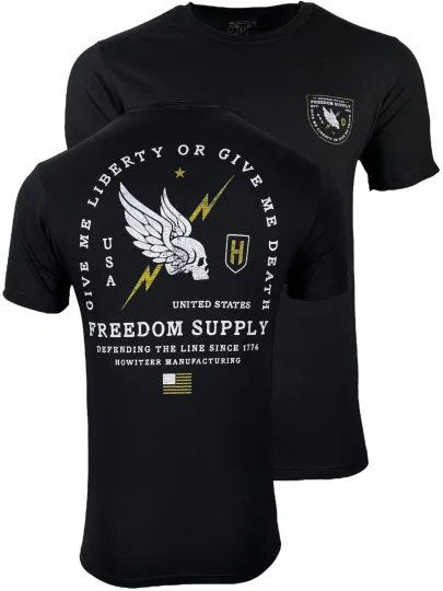 Discover Howitzer Style Men's T-Shirt Freedom Line Military Grunt MFG