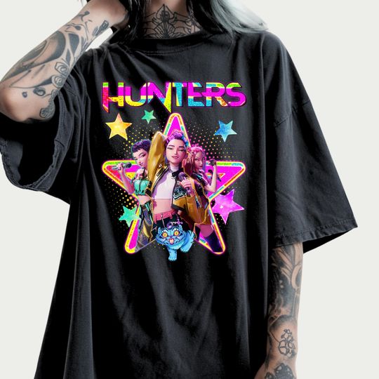 Discover Kpop Huntrix Toddler Shirt, Demon Hunter Huntrix T-Shirt,Kpop Demon Hunters Shirt, Jinu Manga Youth T-Shirt, Korean Pop Lover Tee