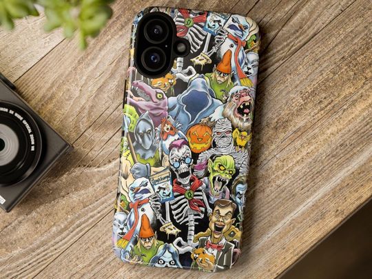 Discover Goosebumps Halloween Phone Case: Spooky Protective Cover