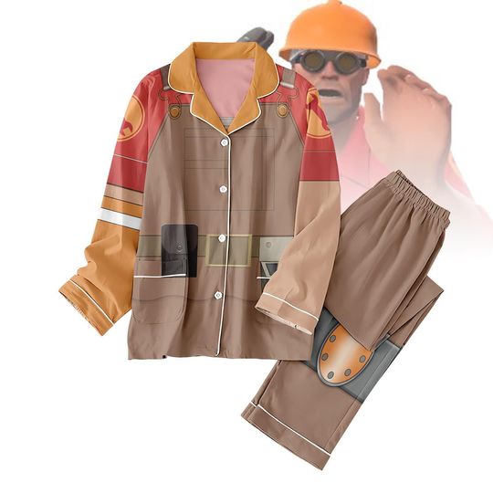 Discover Scout TF2 Pajamas Set, Team Fortress 2 Pajamas For Fan, Gamer Sleepwear For Women, TF2 Lover Costume Pajamas, Video Game Nightwear Set