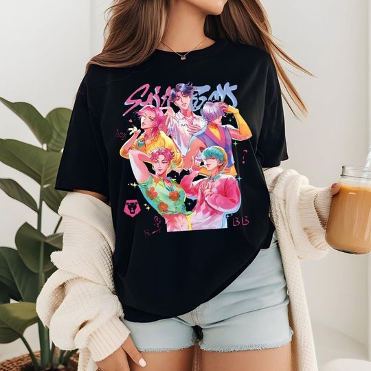 Kpop Huntrix Shirt, Kpop Huntrix Pin, Mira,Kpop Demon Hunters Shirt, Rumi, Zoey Tee, Huntrix Tee, Gift for Huntrix fans, Saja Boys Fans