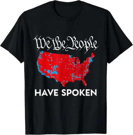Discover We The People Have Spoken Trump 2024 Election Map Unisex T-Shirt