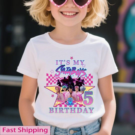 Discover Personalized Kpop Saja Boys Birthday Shirt: Custom Fan Gift