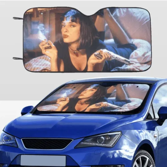 Pulp Fiction Car Sun Shade, Movie Car Sunshade