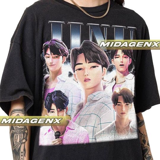 Discover Limited Jinu Saja Boys Kpop Demon Hunters Vintage T-Shirt, Gift For Women and Man Unisex T-Shirt JU88