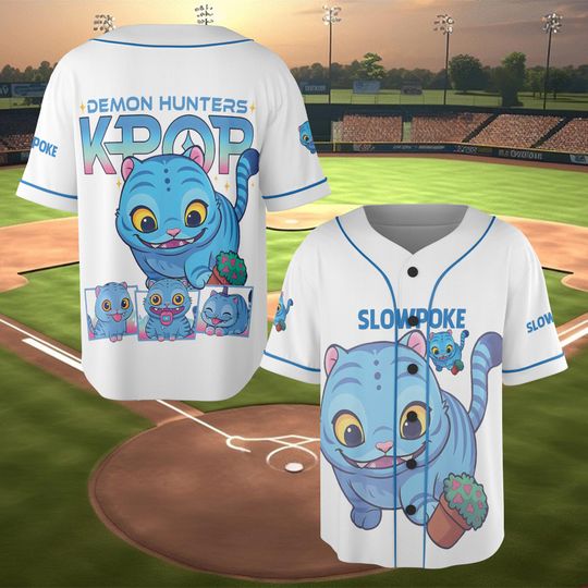 Discover K-Pop Demon Hunters Baseball Jersey, Anime 3D Print, Youth Cosplay Shirt, Kids Birthday Outfit