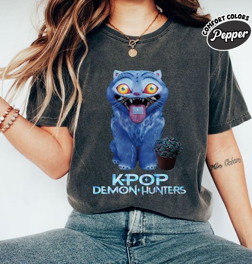 Discover Kpop Hunter Tiger Shirt, Huntrix Jinu Shirt, Saja Girls Tee, Kpop Movie Fan Gift, Kpop Huntrix Shirt, Saja Boys Demon Hunters Shirt