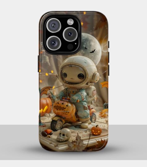 Outer Space Halloween Phone Case  Astronaut Costume Cover  Tough Protective Case for iPhone, Samsung & Google Pixe