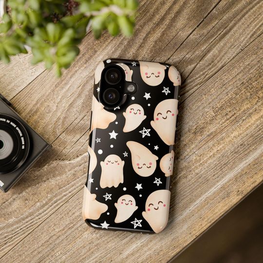 Discover Whimsical Ghost Phone Cases, Cute Phone Accessories for Halloween, Kids, Teens, Halloween Gifts, Fun Tech Gear, iPhone 17