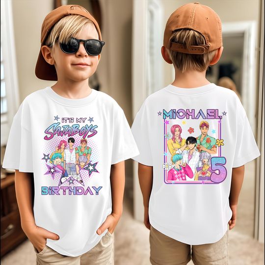 Discover Personalized It's My Saja Birthday Boy Shirt, Kpop Saja Boys Birthday Youth T-Shirt, Baby Romance Jinu Abby Mystery Saja Boys Birthday Shirt
