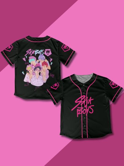 Discover Saja boys Baseball Jersey, Demon hunters shirt, K-pop Saja boys Merch, your idol Saja boys, Jinu Saja shirt, Gifts for Saja Boys fans