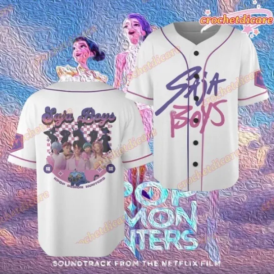Discover Kpop De.mon Hunter Boys Baseball Jersey