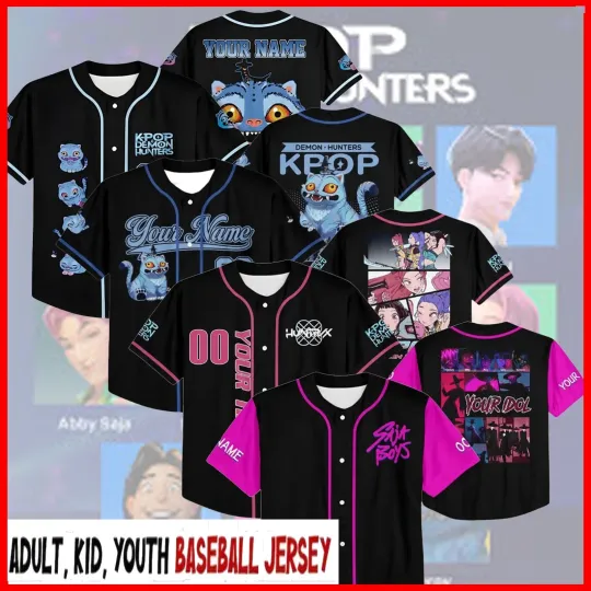 Discover Kpop Demon Hunter Saja Boys Jersey, Kpop Saja Boys Fan Gift, Demon Hunters Fans