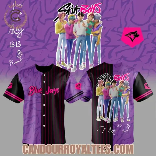 Discover Blue Jays KPop Demon Hunters Saja Boys Jersey