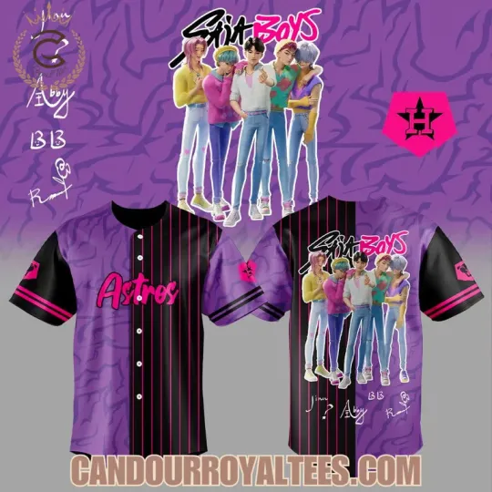 Astros KPop Demon Hunters Saja Boys Jersey