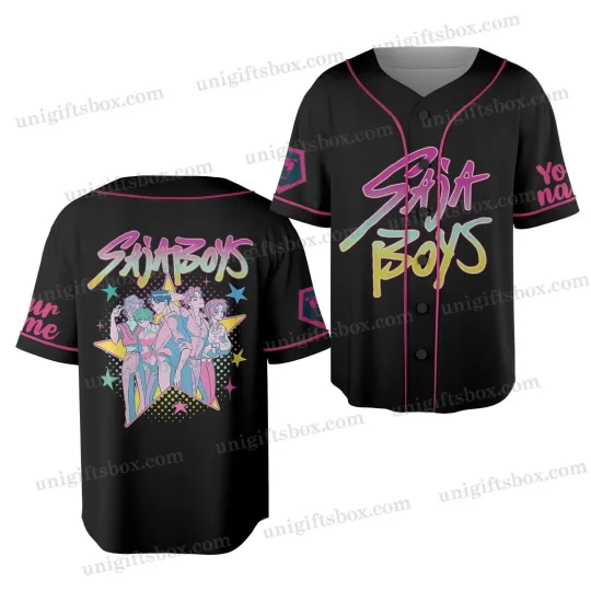 Saja Boys Boy Band Jersey Shirt, Kpop Demon Hunters Movie Shirt