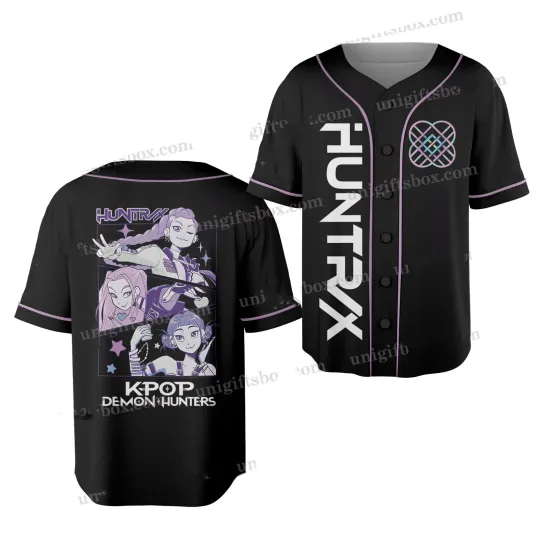 Discover KPop Demon Hunters AOP baseball shirt All sizes S to 6Xl XB696