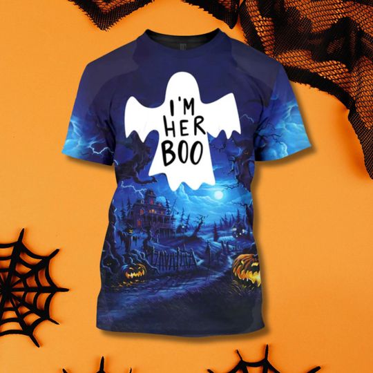 Discover Im Her Boo Couples Halloween T-Shirt