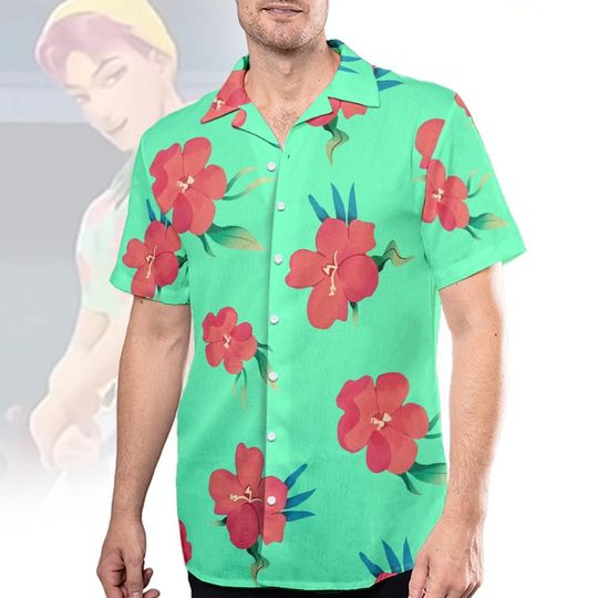 Discover Kpop Boy Band Cosplay Hawaiian Shirt and Shorts, Demon Hunter Shirt, Kpop Movie Clothing, Anime Beach Outfit