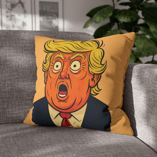 Anti-Trump Punch Pillowcase - Political Home Decor, Liberal Democrat Gift