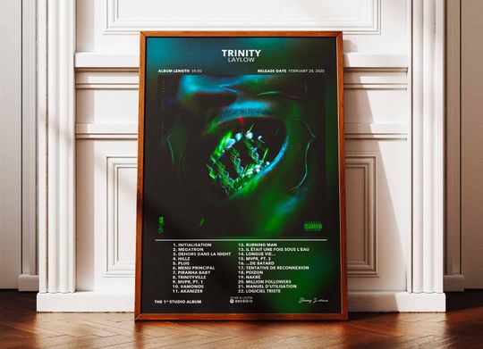 Discover Album Poster Trinity Laylow | Poster Laylow Album | Rapper Poster | Album Wall Art Poster | Music Album Poster | Poster French Rap
