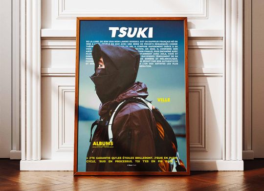 So La Lune Poster | So La Lune Portrait Poster | Music Artist Posters | So La Lune Album Poster | Music Album Poster | French Rap