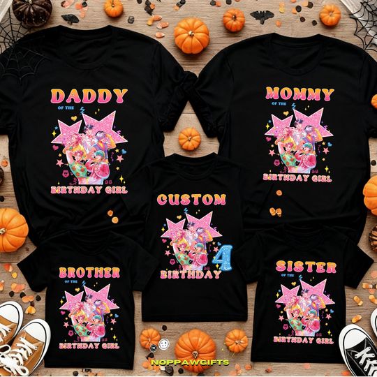 Discover Custom Sajaboys Birthday Shirt,Personalized Kpop Demon Hunters Birthday Shirt,Kids Birthday Party Shirt,Family Birthday Shirt,Sajaboys Shirt