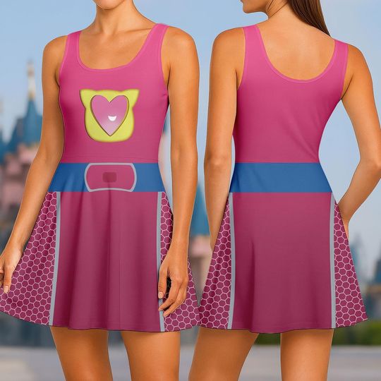 Discover Ginny SuperKitties Skater Dress, Halloween Cosplay Outfit