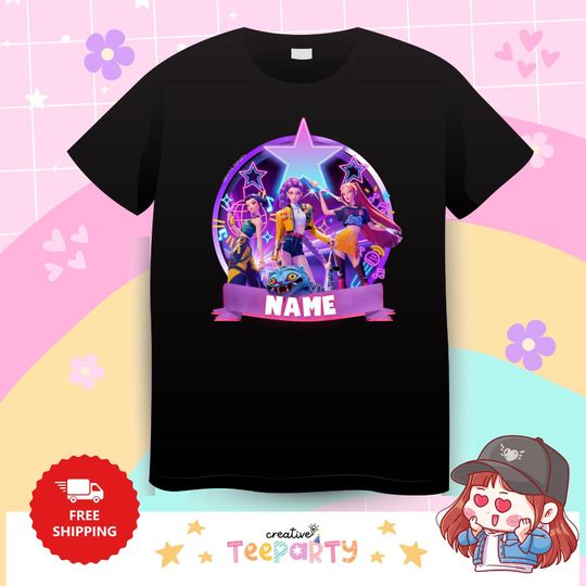 K-POP BIRTHDAY TSHIRT | Huntrix birthday tshirt | birthday tshirt | custom birthday tshirt | personalized birthday tshirt | custom tshirt