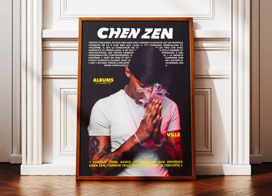 Discover Freeze Corleone Poster | Freeze Corleone Poster | Rapper Poster | Artist Posters | Wall Art Poster | Music Album Poster | French Rap