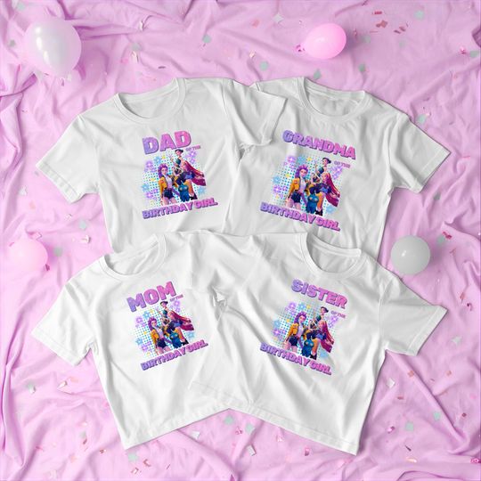 Discover Inspired K-Pop Birthday T-Shirt: Huntrix Theme Family Matching Tee