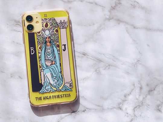 Discover The High Priestess Tarot Card Phone Case For iPhone 17 Air 16e 15 14 13 12 Mini 7 8 SE iPhone Case Witchy Case The Urban Flair MagSafe Case