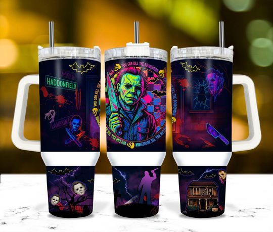Discover Horror Killers 2025 40oz Tumbler, 2025 Horror Characters 40oz, Horror Movies 2025 40oz Tumbler