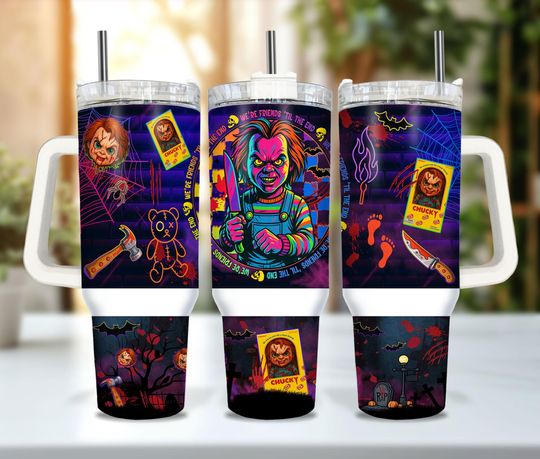 Discover Horror Killers 2025 40oz Tumbler, Halloween Characters 40oz, 2025 Horror Movies 40oz Tumbler