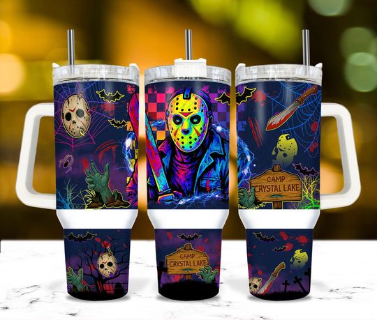Discover 2025 Horror Characters 40oz, Horror Killers 2025 40oz Tumbler, Horror Movies 2025 40oz Tumbler
