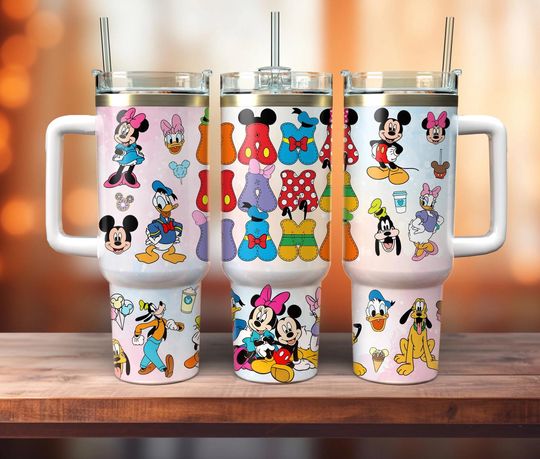 Discover Cartoon Characters 40oz Tumbler, Cartoon Mouse 40oz, Cartoon Movies 40oz Tumbler