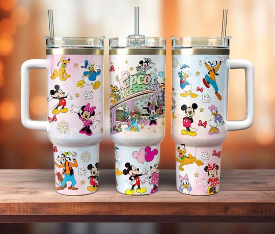 Discover Cartoon Characters 40oz Tumbler, Cartoon Mouse 40oz, Cartoon Movies 40oz Tumbler