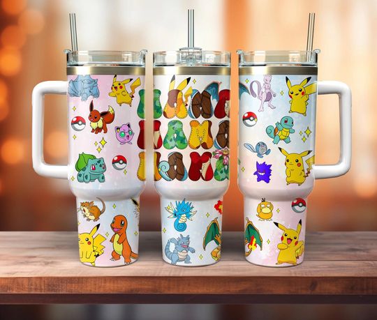Discover Mama Cartoon Characters 40oz Tumbler, Video Game 40oz, Cartoon Movies 40oz Tumbler