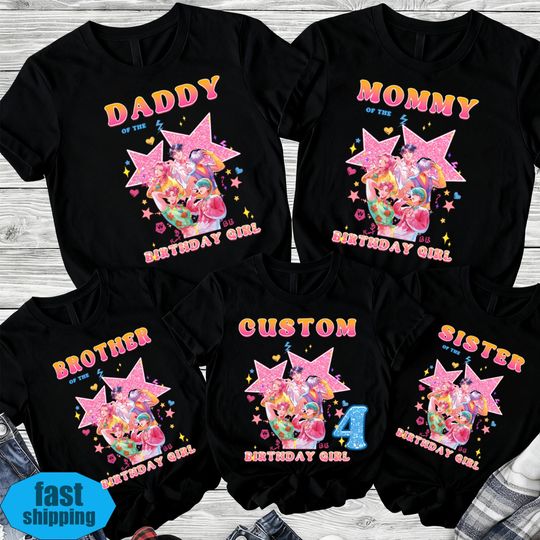 Discover Custom Saja Boys Birthday Kids Shirt,Custom Family Birthday Shirt,Personalized Kpop Demon Hunter Name And Age Tee,Gift for Huntrix Fan