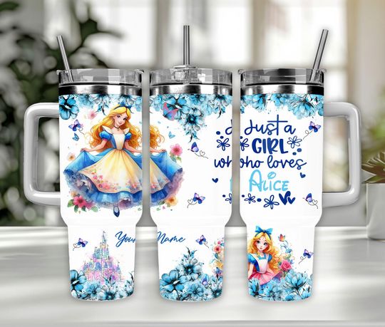 Discover Just A Girl Who Loves Princess 40oz, Cartoon Movies 40oz , Cartoon Characters 40oz Tumbler